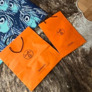 Hermes Shopping bags , two